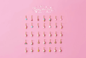 Bảng phối charm theo style vintage và kawaii