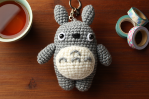 Móc khóa Totoro len handmade đan tay phong cách Nhật