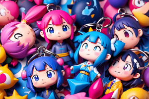 Móc khóa nhựa resin / PVC