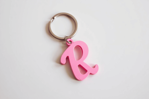 Charm móc khóa mini hình chữ cái cá tính