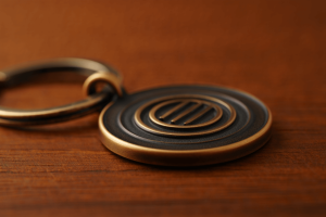 Móc khóa kim loại mạ sang trọng