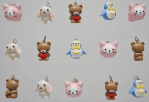 Bộ sưu tập móc khóa mini cute