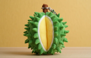 Móc khóa sầu riêng nhồi bông 