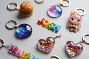 Móc khóa resin (epoxy resin keychain)